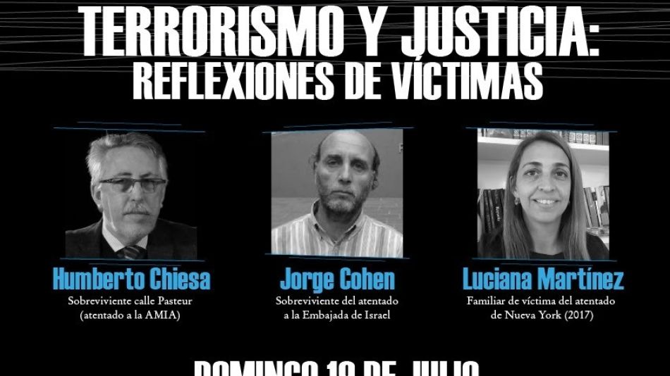 Conferencia sobre terrorismo internacional, este domingo 19 de julio a las 17