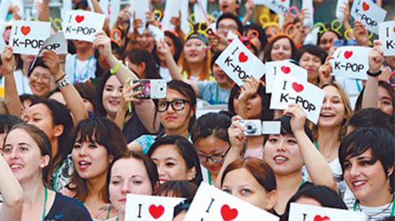  fans de K-Pop en Corea del Sur