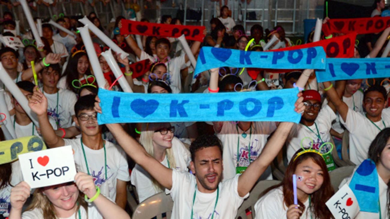  fans de K-Pop en Corea del Sur