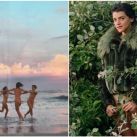 Calu Rivero, desnuda junto a sus amigas en la playa