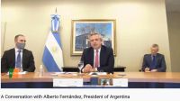 Alberto Fernández habla con el establishment en el Council of Americas 20200721