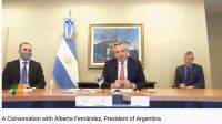 Alberto Fernández habla con el establishment en el Council of Americas 20200721