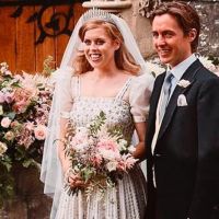 Beatriz de York y Edoardo Mapelli Mozzi en su casamiento
