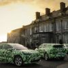 Unidades de prueba camufladas del SUV eléctrico Škoda Enyaq iV.