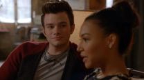 Chris Colfer y Naya Rivera