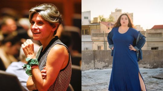 Lala Pasquinilli y Brenda Mato