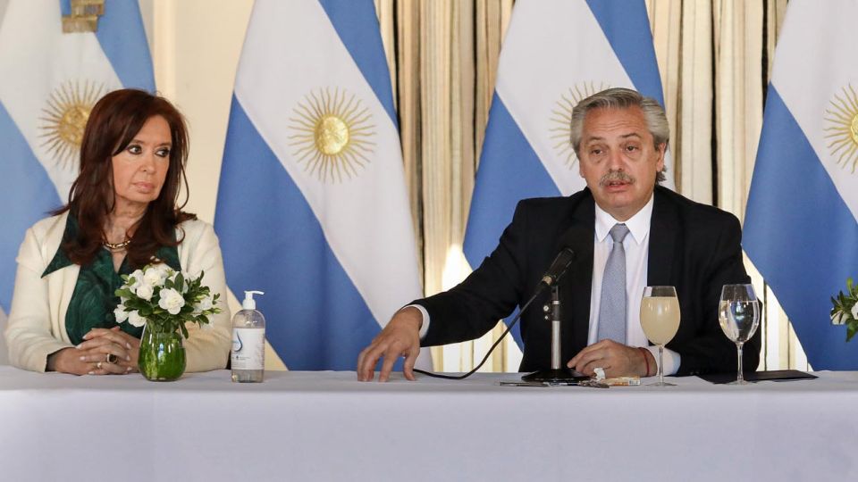 Alberto Fernández y Cristina Kirchner