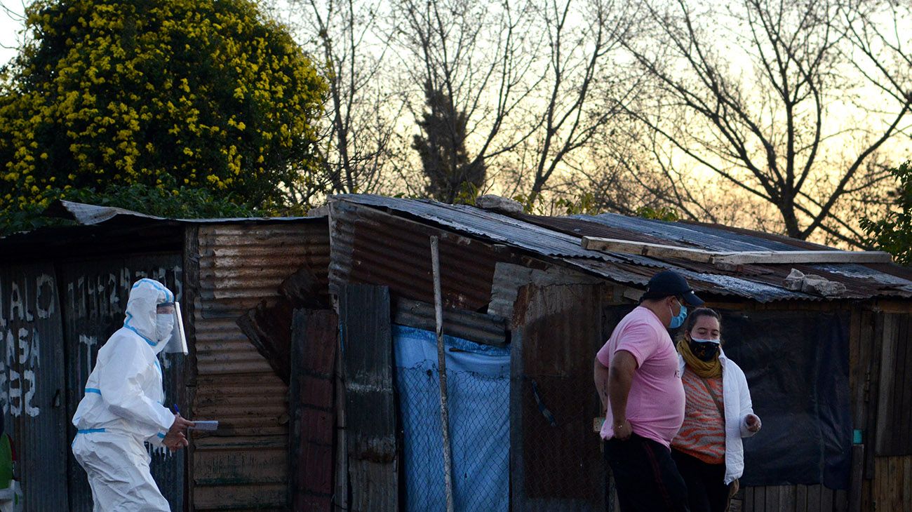 La dura vida en las villas miseria en el año de la pandemia 