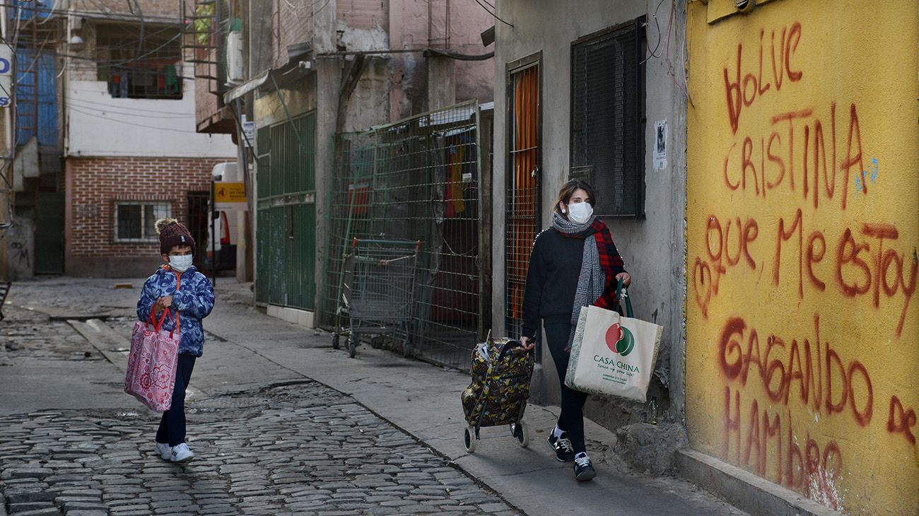 La dura vida en las villas miseria en el año de la pandemia 