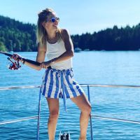 Las fotos de Luisana Lopilato pescando y pasando tiempo en familia