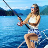 Las fotos de Luisana Lopilato pescando y pasando tiempo en familia