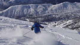 Así abrió hoy el Cerro Catedral para los equiadores barilochenses, en una prueba piloto.