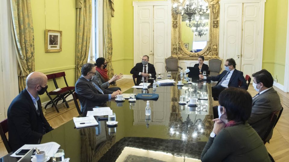 Reunión del Gabinete Económico.