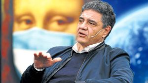 El intendente de Vicente López, Jorge Macri, en la entrevista con Jorge Fontevecchia.