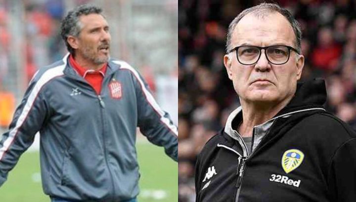 Diego Cagna y Marcelo Bielsa