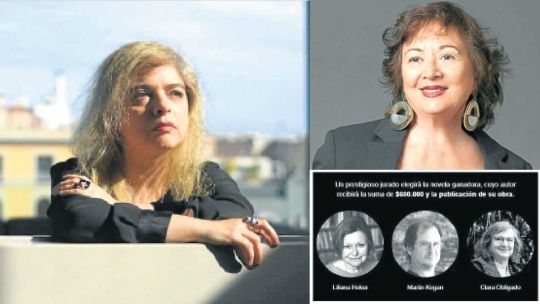 Fervores. Mariana Enríquez (izq.), Diana Saiegh (der. arriba.) y Martín Kohan (rebautizado “Kogan”).