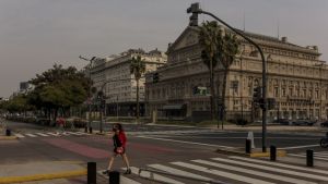 Buenos Aires, pictured during the coronavirus lockdown.
