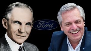 Henry Ford y Alberto Fernández