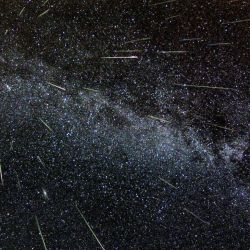 Los meteoros se desplazarán a velocidades de 41 kilómetros por segundo. 