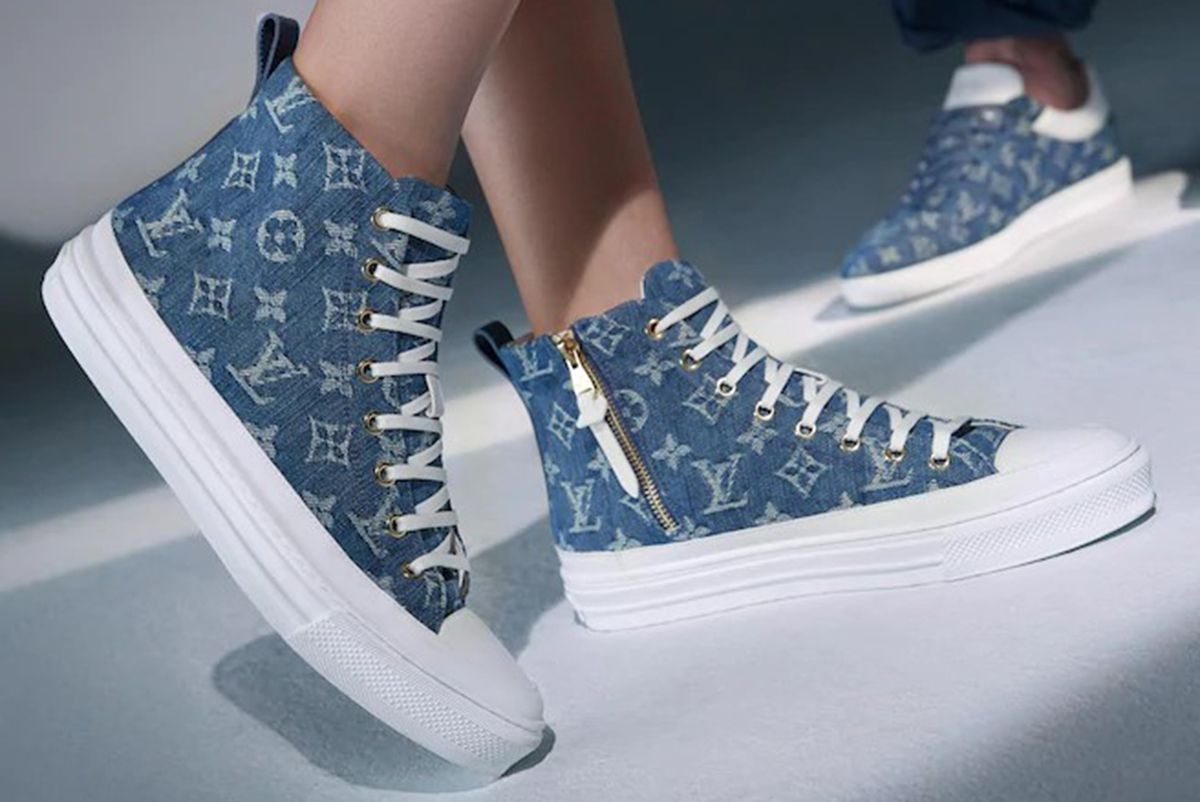 Las mejores ofertas en Zapatos de tacón para mujer azul Louis Vuitton