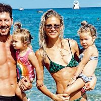 Simeone y familia de vacaciones