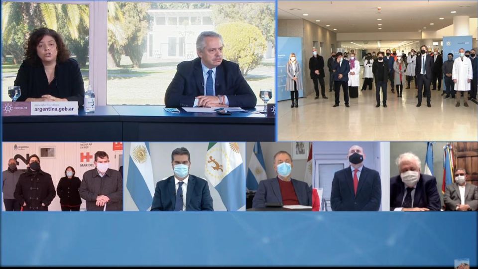Alberto Fernández inaugura el hospital Favaloro 20200728