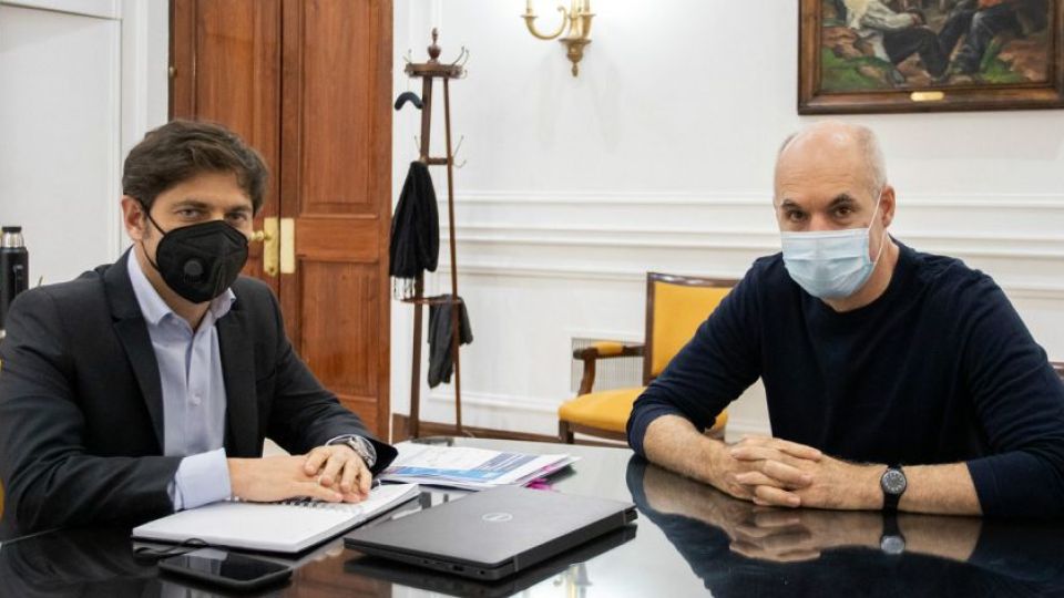 Horacio Rodríguez Larreta y Axel Kicillof.