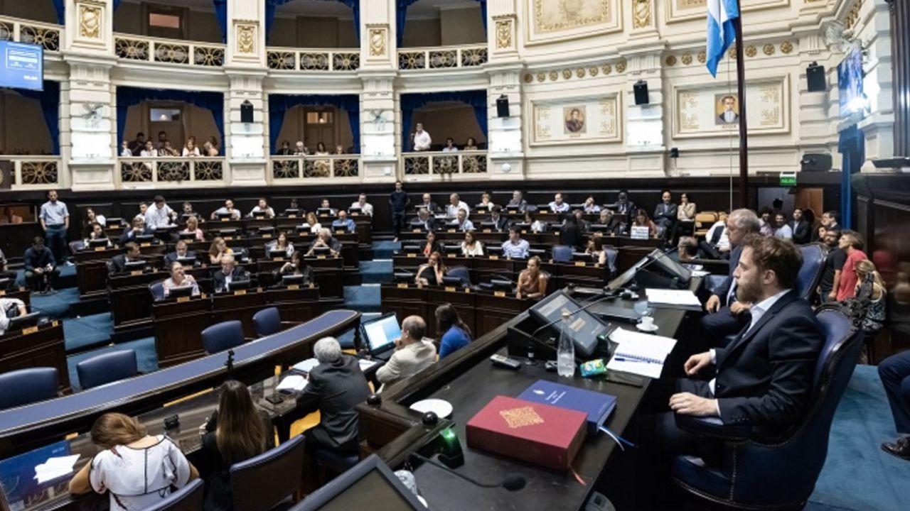 Cámara de Diputados bonaerense. | Foto:Cedoc.