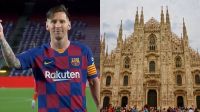 Lionel Messi y la Catedral de Milán