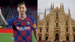 Lionel Messi y la Catedral de Milán
