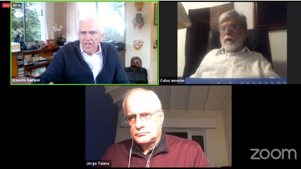 Jorge Taiana Ernesto Samper Celso Amorim Dialogos Grupo de Puebla 20200729