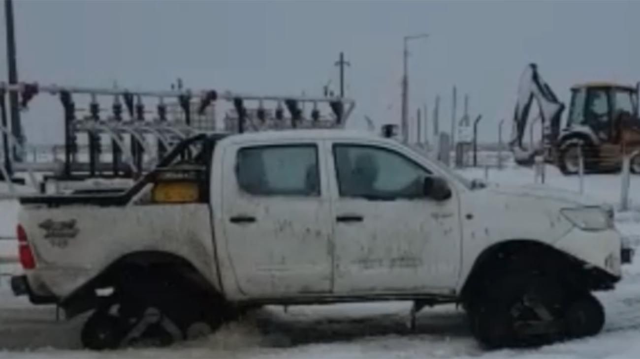 Operativo de YPF por nevadas en el sur de Mendoza, Neuquén y Río Negro.