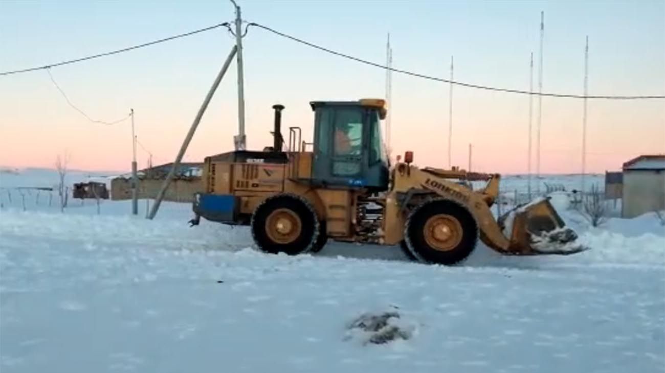 Operativo de YPF por nevadas en el sur de Mendoza, Neuquén y Río Negro.