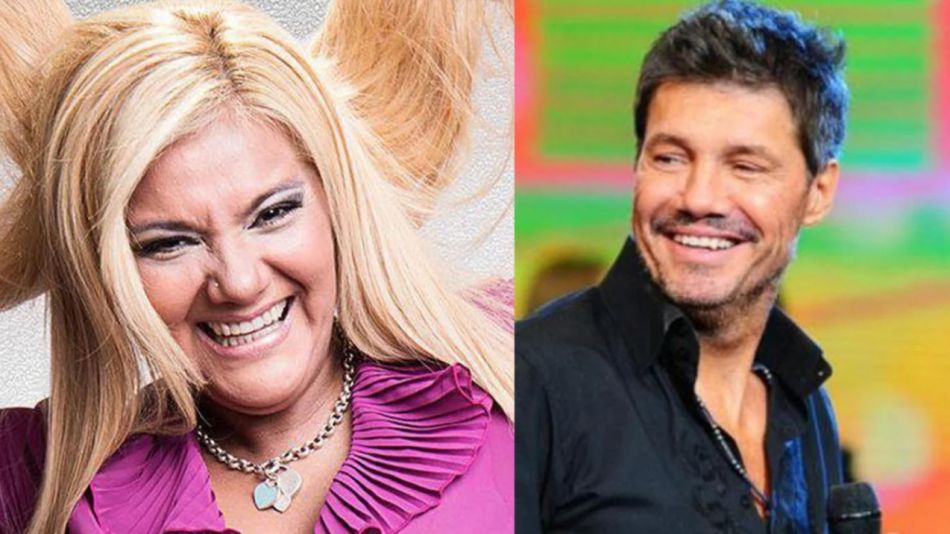 Gladys "La Bomba" Tucumana declaró su amor a Marcelo Tinelli en la pista del Cantando