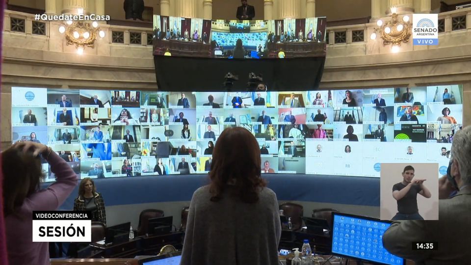 Senado. Sesión especial.