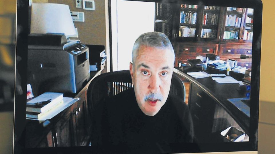Thomas Friedman, en la entrevista con Jorge Fontevecchia.