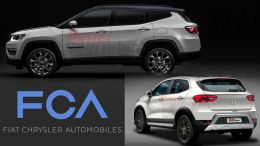 El SUV del Fiat Argo y el Jeep Compass XL circulan juntos