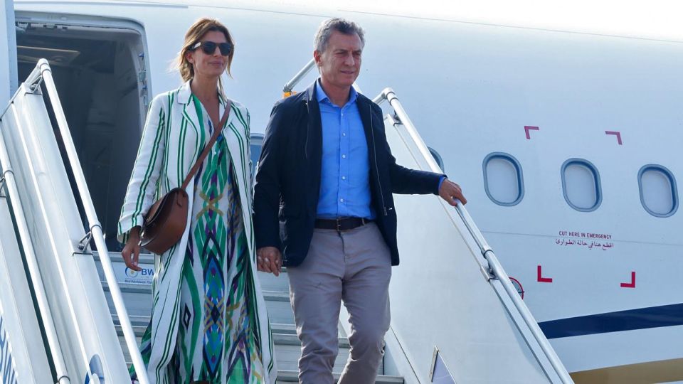 Mauricio Macri y Juliana Awada en París 20200731