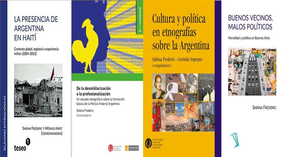 Sabina Frederic, escritora prolífica sobre temas de seguridad.