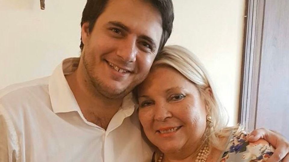 Hernán Reyes y Elisa Carrió.