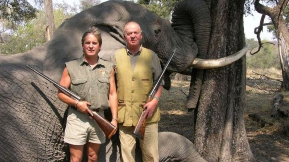 Juan Carlos cacería de elefantes