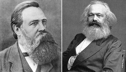 Federico Engels y Carlos Marx