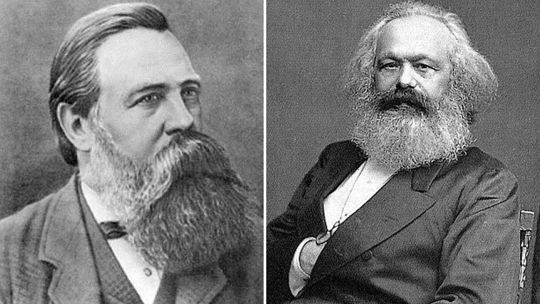 Federico Engels y Carlos Marx