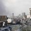 El centro de Beirut devastado.