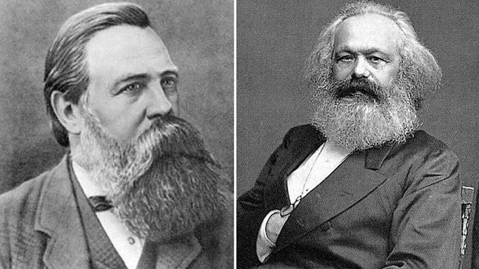 Federico Engels y Carlos Marx 20200804