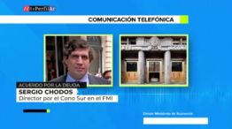 Sergio Chodos, representante de la Argentina ante el FMI tras el acuerdo por la deuda externa: "Sentimos alivio pero aún no hoy una  solución"