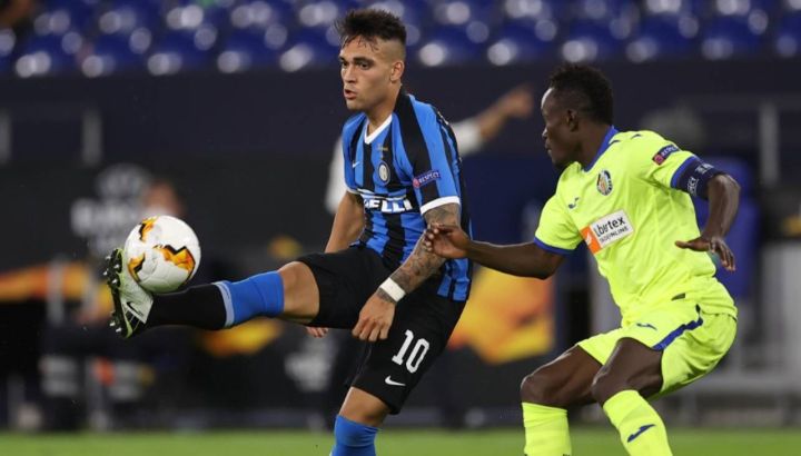 Lautaro Martínez frente al Getafe