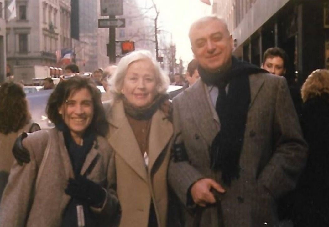 Juntos, Jacobo Langsner y su gran amiga China Zorrilla, en Nueva York.