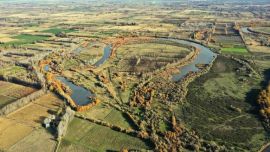 El río Negro es uno de los más importantes de la Patagonia argentina.