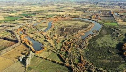 El río Negro es uno de los más importantes de la Patagonia argentina.